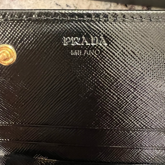 Prada Saffiano Leather Wallet | black - Picture 6 of 14